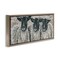 Stupell Industries Three Sheep Trio Portrait Framed Floater Canvas Wall Art